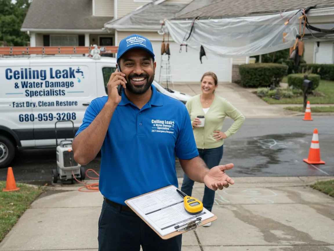 Ceiling Leak Cleanup Rhineland, MO FAQs